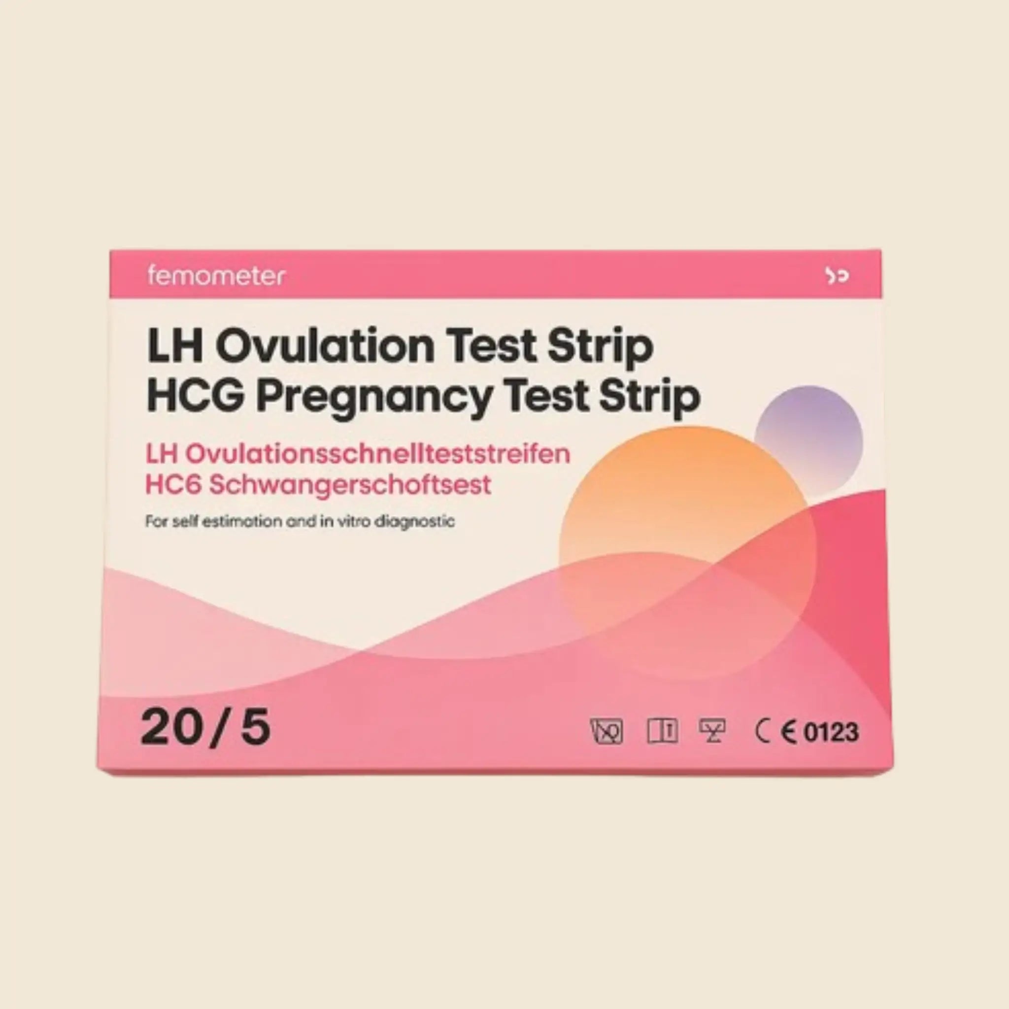 Femometer Ovulation Test Strip. 20 pcs. + Femometer Pregnancy Test Strip. 10 pcs.
