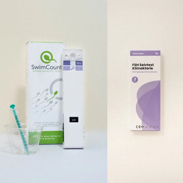 SwimCount Sperm quality Test + Femometer FSH Menopause Test