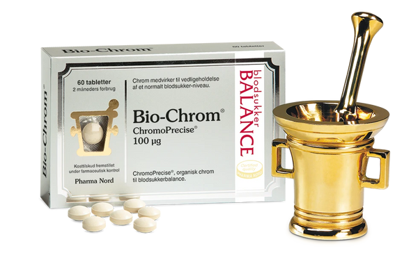Bio-Chrom fra Pharma Nord – Med organisk chromgær. 60 tabletter