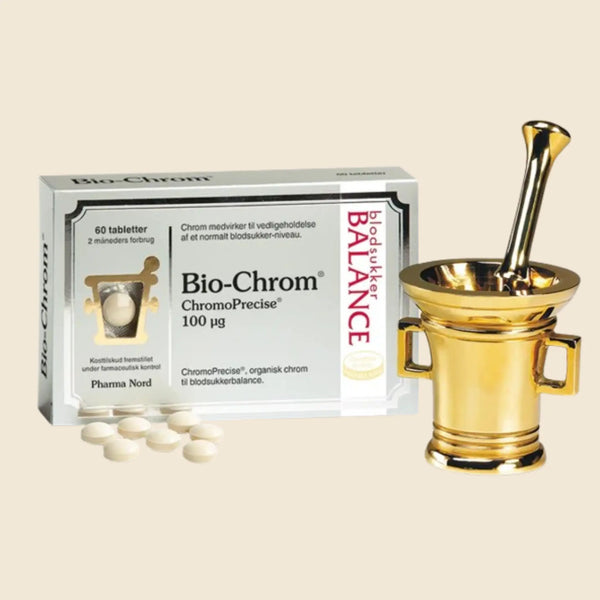 Bio-Chrom fra Pharma Nord – Med organisk chromgær. 60 tabletter