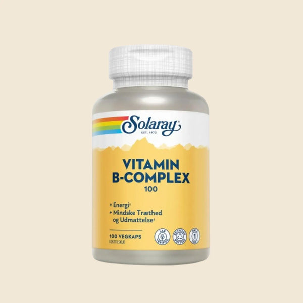 Solaray Vitamin B-Complex. 100 tabletter