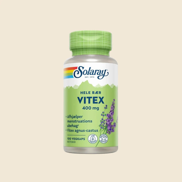 Solaray Vitex Agnus Castus. 100 Tabletter
