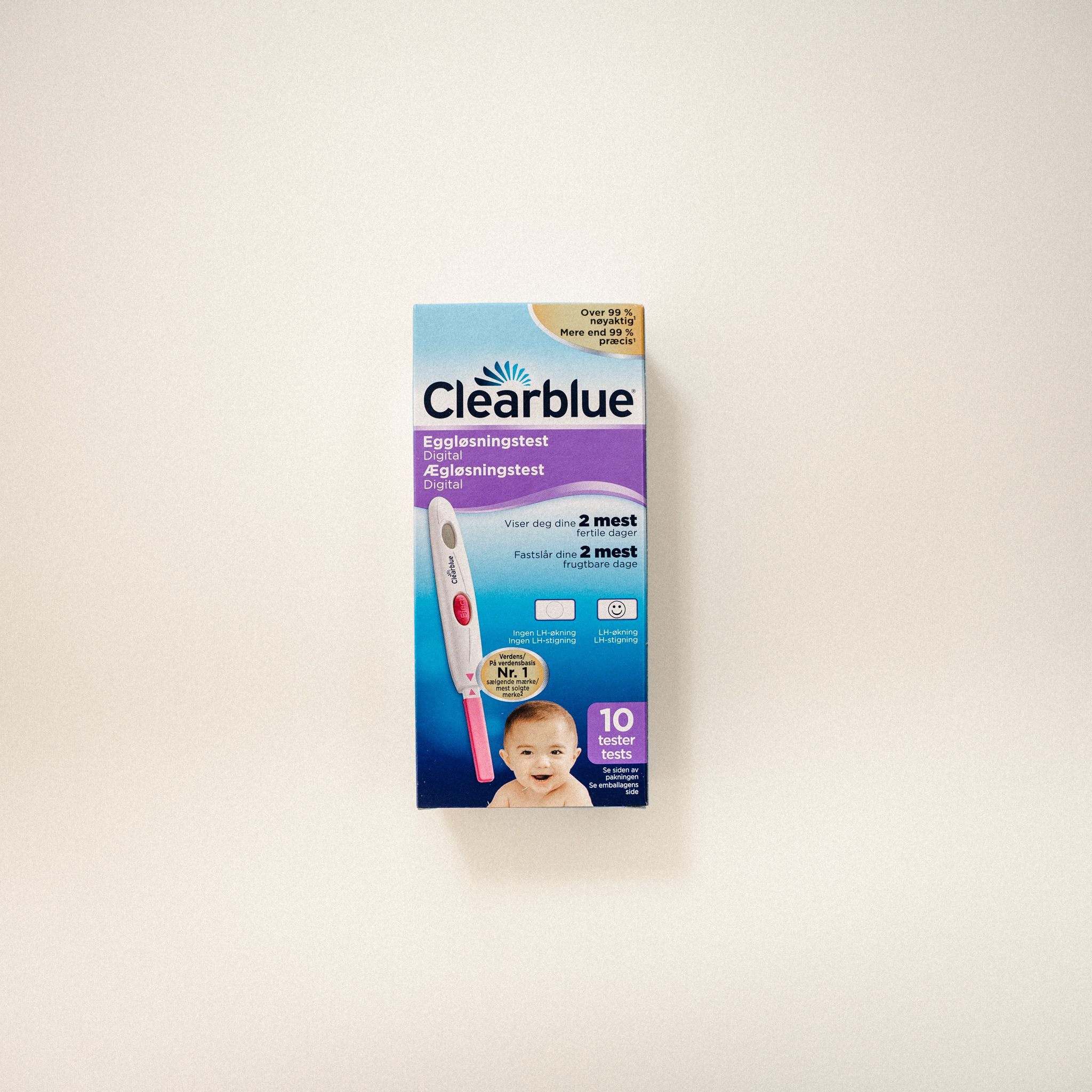 Clearblue digital æløsningstest og digital graviditetstest