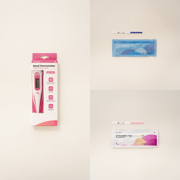 Femometer Ovulation Test Strip. 20 pcs. + Femometer Pregnancy Test Strip. 10 pcs. + Femometer Vinca Lite Thermometer